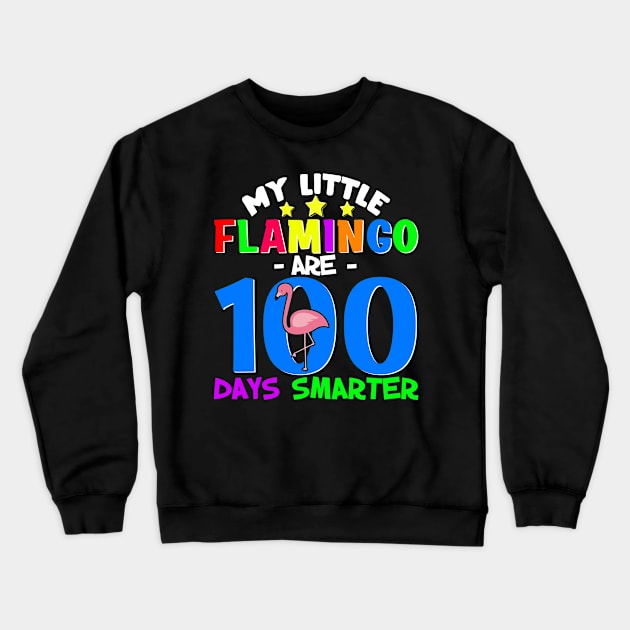 Happy 100th day of School Book Tree Gifts Crewneck Sweatshirt by CooMacny